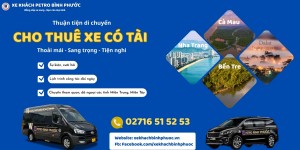 Xe khách Petro Bình Phước - Chuẩn dịch vụ, trọn hành trình