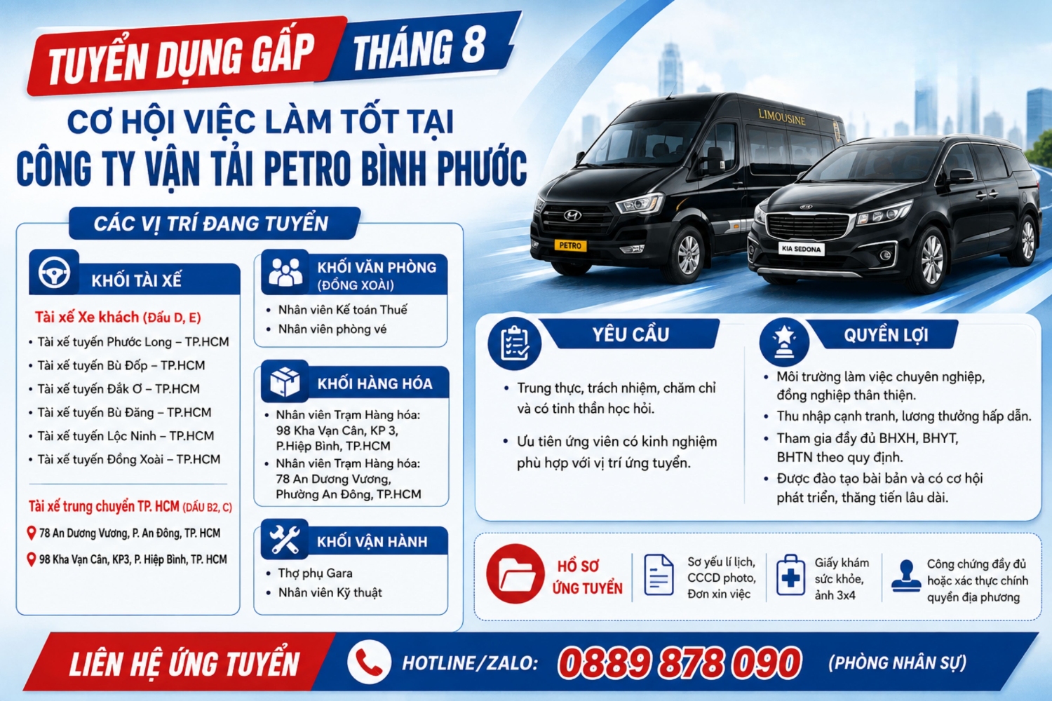 TUYỂN DỤNG T8